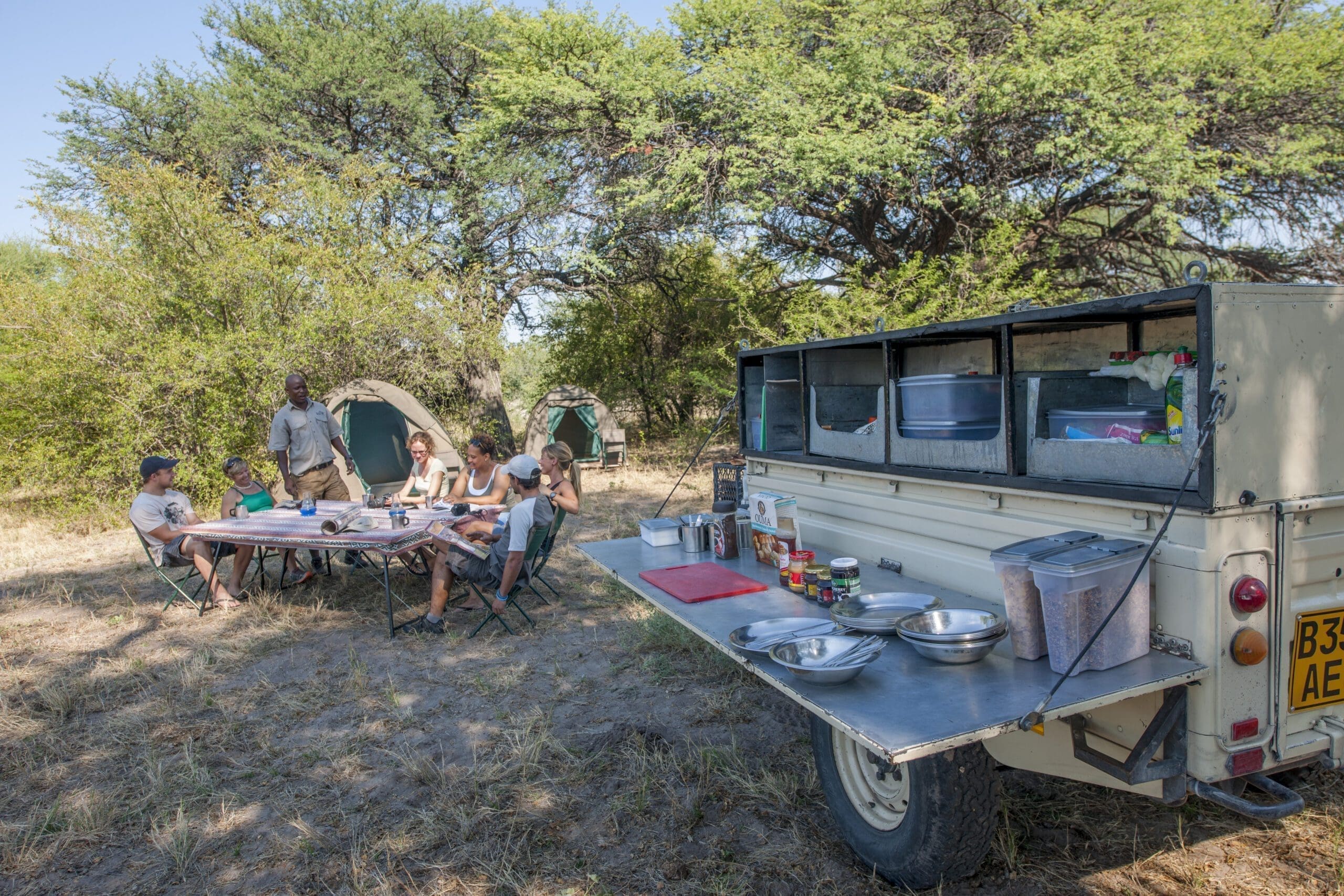 Botswana Camping Lunch